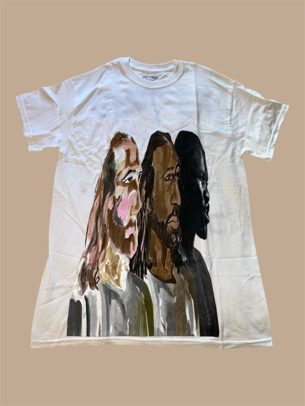 A$AP Ferg x Hidji World collab‎ white graphic tee
